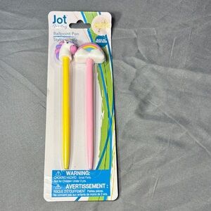 New Jot Writing Rainbow Cloud Ballpoint Pen Set - Rainbow and Unicorn